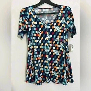 NWT LuLaRoe Disney Frozen Snowgies Snowman Swing Tee Size XS